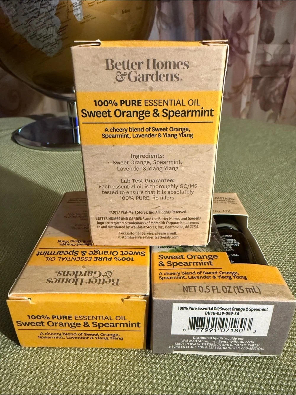 🌞 4/$20 Better Homes & Gardens Sweet Orange & Spearmint Essential Oil 3-Pack